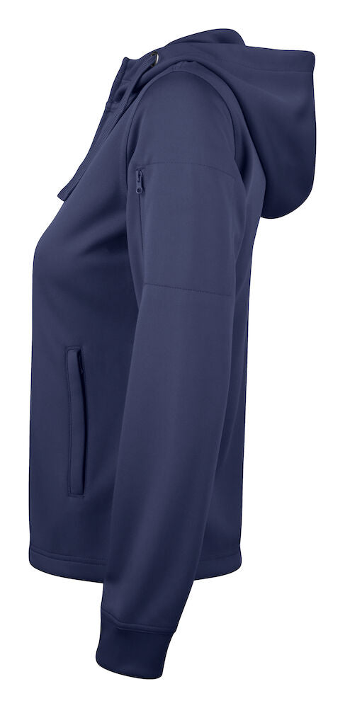Basic Active Hoody Full Zip Dam