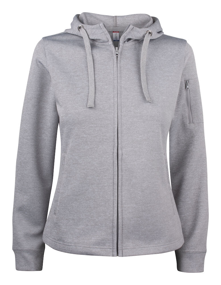 Basic Active Hoody Full Zip Dam