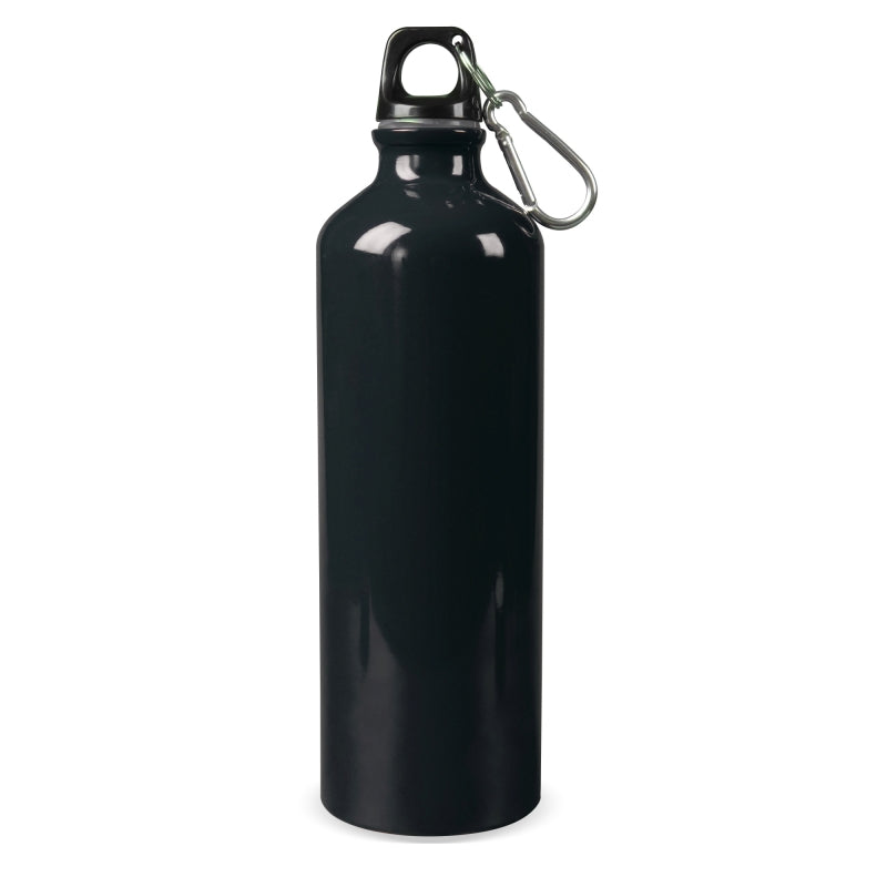 Aluminium vattenflaska med karbinhake 750ml