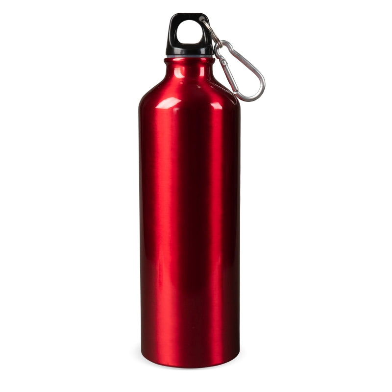 Aluminium vattenflaska med karbinhake 750ml