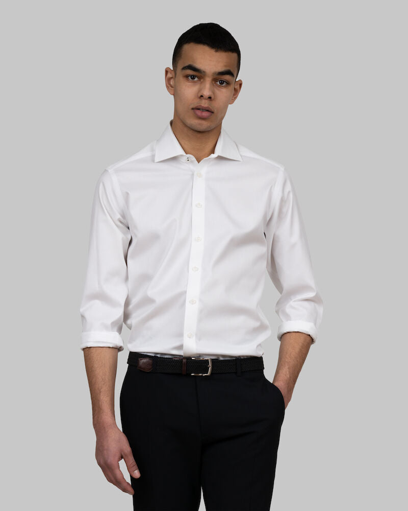 Black Bow Slim Skjorta Herr