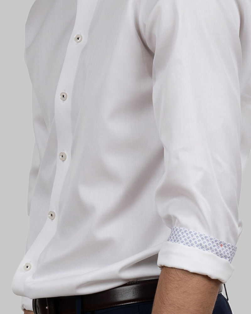 Red Bow Slim Skjorta Herr