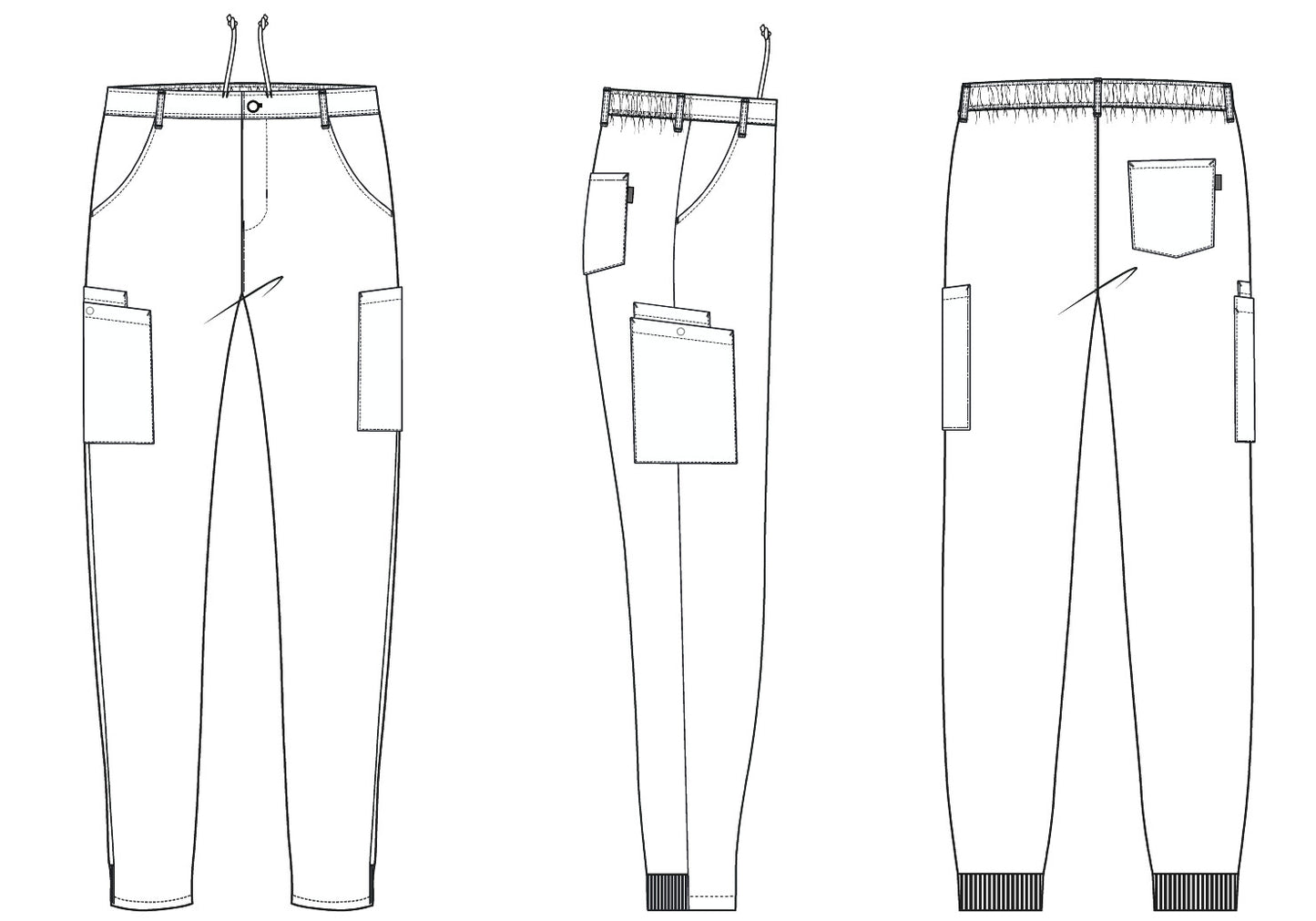 4-way Stretch byxa, Unisex, 18391